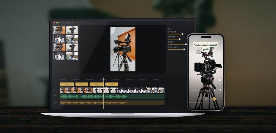 Demo: video editing and a reel for Creator / YouTuber